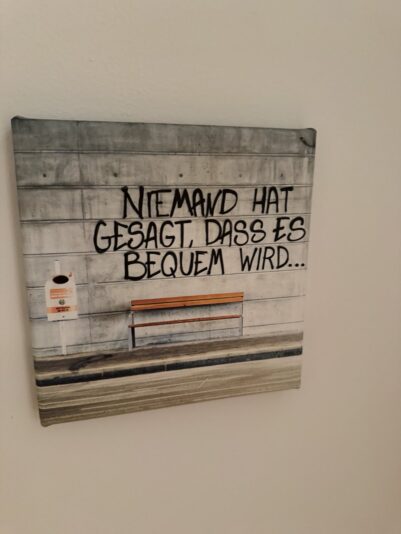nicht bequem