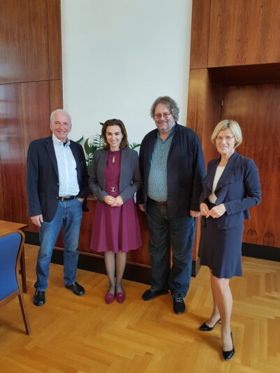 Antrittsbesuch bei BM Alma Zadic