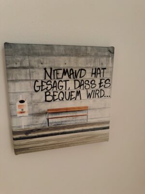 nicht bequem